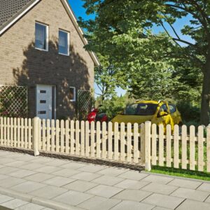 HEIKO-Gartenzaun gerade grün 
200 x 80 cm
Latten 20/90 mm, glatt, Riegel 28/70 mm kaufen