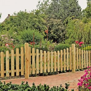 HEIKO-Gartenzaun Unterbogen grün
180 x 80/65 cm
Latten 20/90 mm, glatt; Riegel 28/70 mm kaufen