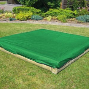 Sandkastenabdeckung, PE Gewebeplane 
140g/m², grün, mit elastischer Kordel
B 225 x T 225 cm kaufen