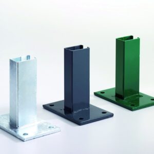 Fußplatte mit Rohrstutzen verzinkt
ca. 15×8 cm, 2 Lochbohrungen
für Pfosten 40/60 mm kaufen