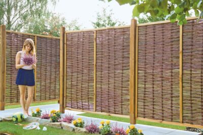 FOGO Weidengeflechtzaun mit Rahmen und Strebe
180 x 180 cm kaufen
