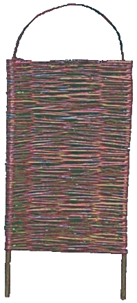 ALESSIA Steckparavent aus Weidengeflecht
56 x 90/116 cm, Steckpfähle ca. Ø 3 cm kaufen